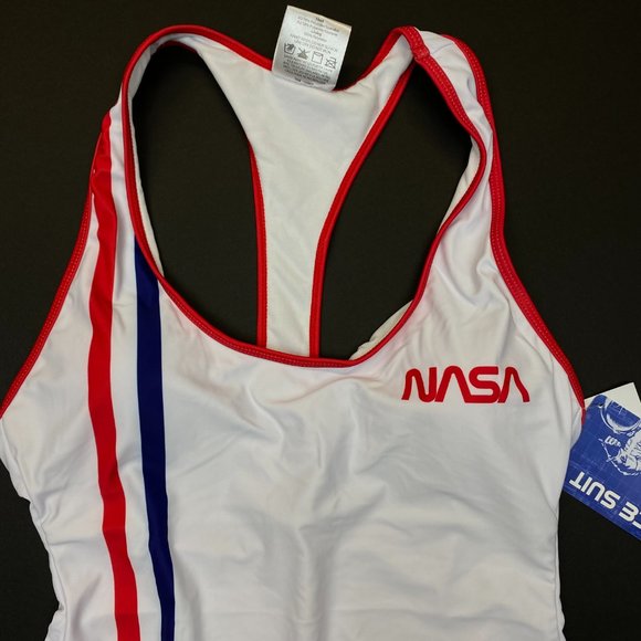 Women's Undercurrent NASA Americana Racerback One-Piece Swimsuit - Picture 2 of 4